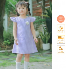 ĐẦM CHỮ A CÁNH TIÊN ĐÍNH HOA 